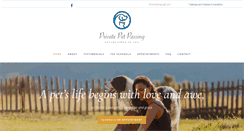 Desktop Screenshot of privatepetpassing.com